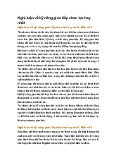 Nghị luận về kỹ năng giao tiếp chọn lọc hay nhất