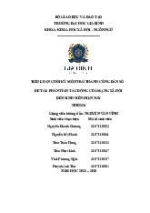 Tiểu Luận Phân Tích Tác Động Của Mạng Xã Hội Đến Sinh Viên Hiện Nay | Môn Trở thành công dân số - Đại học Gia Định