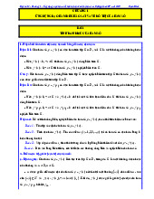 Các dạng bài tập tính đơn điệu của hàm số Toán 12 Cánh Diều