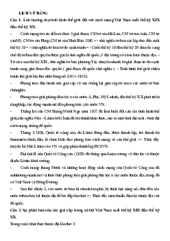 Đề cương ôn tập môn Lịch sử Đảng