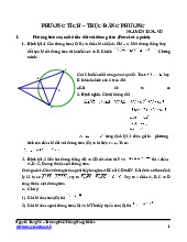 Phương tích và trục đẳng phương - Tài liệu ôn tập toán học | Học viện Kỹ thuận Quân sự