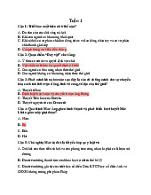 TOP câu hỏi trắc nghiệm Môn Triết học Mác-Lênin | Đại học Sư Phạm Hà Nội