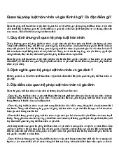 Quan hệ pháp luật hôn nhân và gia đình là gì? Có đặc điểm gì?