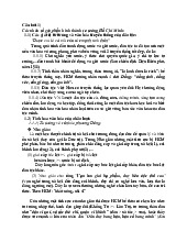 Đề cương môn Tư tưởng Hồ chí minh - trường đại học kinh tế- tài chính thành phố Hồ chí minh.