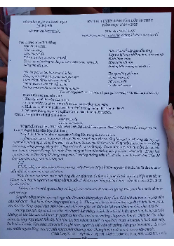 Đề thi tuyển sinh vào 10 môn Ngữ Văn của Sở GD&ĐT Nghệ An năm học 2024 - 2025