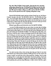 Bối cảnh hình thành những quan điểm của Chủ tịch Hồ Chí Minh liên quan đến quản trị nhà nước và phòng, chống tham nhũng