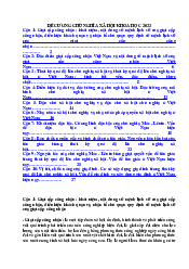 Đề cương ôn tập 2022 - Chủ nghĩa xã hội khoa học | Trường Đại học Kinh tế, Đại học Quốc gia Hà Nội