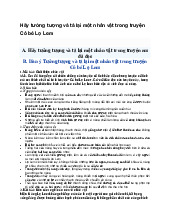 Hãy tưởng tượng và tả lại một nhân vật trong truyện Cô bé Lọ Lem - Tiếng việt 5