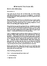 Đề thi học kỳ 2 môn Ngữ Văn lớp 8 năm học 2024 - 2025 - Đề số 1 | Bộ sách Cánh diều