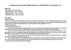 Quy hoạch và Phát triển Đô thị Bất động sản | Môn Thị trường bất động sản - Đại học Kinh Tế Quốc Dân