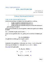 Lý thuyết Chương 2: Hệ phương trình tuyến tính | Môn Đại số tuyến tính