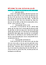 Đề Cương Tự Luận Chủ Nghĩa Xã Hội |CNXHKH