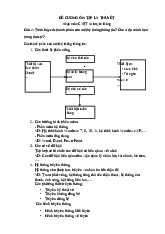 Đề cương ôn tập lý thuyết - Công nghệ thông tin | Trường Đại học Kiến trúc Hà Nội