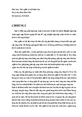 Câu hỏi chủ nghĩa xã hội khoa hoc chương 2 –Trường Đại học kinh tế thành phố Hồ Chí Minh