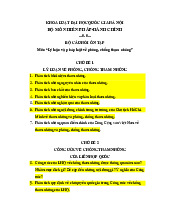 Tài liệu Lý luận và pháp luật về phòng, chống tham nhũng | Trường Đại học Luật, Đại học Quốc gia Hà Nội