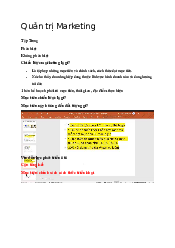 Quản trị Marketing - Marketing | Học viện Chính sách và Phát triển