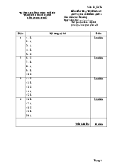 Đề kiểm tra thường kỳ  môn Anh văn chuyên ngành | Trường Đại học Khoa học Xã hội và Nhân văn, Đại học Quốc gia Thành phố Hồ Chí Minh