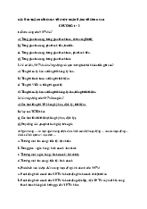 Trắc nghiệm lý thuyết ngân hàng thương mại- Trường Đại học Văn Lang