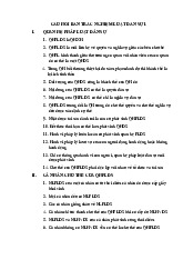 Đề cương môn Luật dân sự - Trường Đại học lao động -  xã hội.