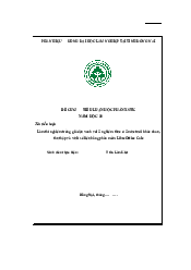 Tiểu luận học phần xác suất thống kê | Đại học Lâm Nghiệp