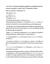 Đề cương môn Quản trị khách sạn - Trường Đại học lao động -  xã hội