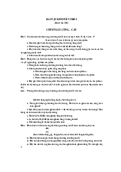 Bài tập kinh tế vĩ mô | Đại học Lâm Nghiệp