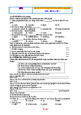 Đề Ôn Tập HK 1 Tiếng Anh 7 Global Success 2025-2026 Có Đáp Án File Nghe-Đề 6