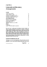 International Monetary Arrangements - Key Concepts and History | Tài chính quốc tế | Trường Học Viện nông nghiệp Việt Nam