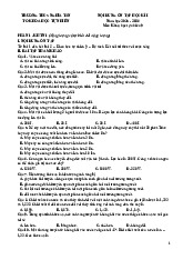Nội dung ôn tập học kỳ 1 năm học 2024-2025 môn Khoa học tự nhiên 9 | Trường THCS Nghĩa Tân - Phường Nghĩa Đô