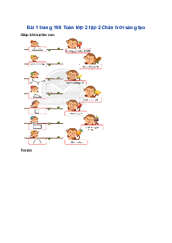 Giải SGK Toán lớp 2 trang 108, 109, 110 Ôn tập hình học và đo lường| Chân trời sáng tạo