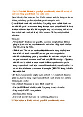 Tài liệu câu hỏi vấn đáp luật hành chính | Trường Đại học Luật, Đại học Quốc gia Hà Nội