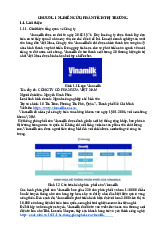 Chương 1: Nghiên cứu và phân tích thị trường Công ty Vinamilk môn Quản trị kinh doanh | Trường Đại học Duy Tân