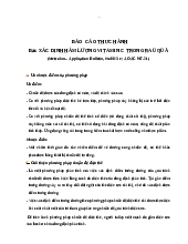 Bài xác định hàm lượng Vitamin C trong rau quả | Công nghệ hóa học | Trường Đại học Công nghiệp TP.HCM