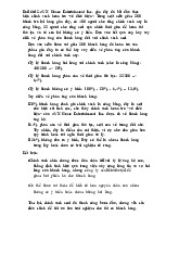 Phân Tích Phản Ứng Khách Hàng Đối Với Chính Sách Hoàn Trả Của AVX môn Thống kê trong kinh tế và kinh doanh | Trường Đại học Kinh Tế Quốc Dân