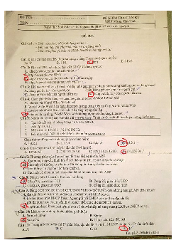 Đề thi kết thúc học phần môn Mạng máy tính | Đại học Bách Khoa Hà Nội