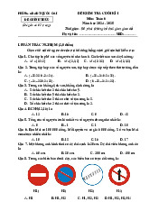 Đề cuối kì 1 Toán 6 năm 2024 – 2025 phòng GD&ĐT Quốc Oai – Hà Nội