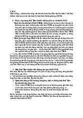 Tự luận kinh tế vĩ mô | Đại học Kinh tế Thành phố Hồ Chí Minh