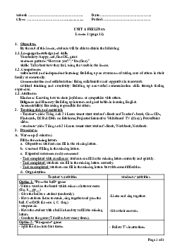 Unit 1:U1L1AB | Giáo án Tiếng Anh 2 sách i-Learn Smart Start (Cả năm)