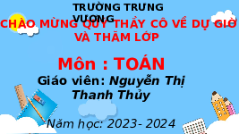 Giáo án điện tử Toán 4 Cánh diều: Yến, tạ, tấn