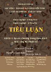 Tiểu luận Giải bài tập các chương trong giáo trình bài giảng môn Kỹ thuật số | Học viện Công Nghệ Bưu Chính Viễn Thông