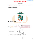 Chương 1 - Tổng hợp lý thuyết và bài tập về Điện trường tĩnh môn Vật lý đại cương 2  | Học viện Công Nghệ Bưu Chính Viễn Thông