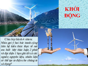 Bài 50: Năng lượng tái tạo | Bài giảng PowerPoint Khoa học tự nhiên 6 | Kết nối tri thức