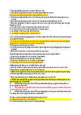 76 câu hỏi trắc nghiệm ôn tập môn Phép biện chứng duy vật | Đại học Đồng Tháp