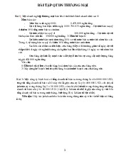 Bài tập quản lý doang nghiệp thương mại - Môn quản trị học - Đại Học Kinh Tế - Đại học Đà Nẵng