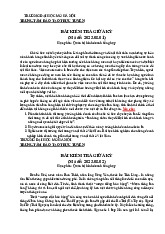 Bài kiểm tra giữa kỳ - Quản trị kinh doanh tổng hợp môn Kinh tế đại cương | Đại học Sư phạm Hà Nội