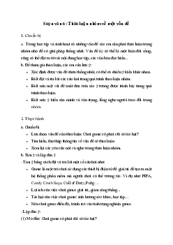 Soạn bài Thảo luận nhóm về một vấn đề - Cánh Diều 6