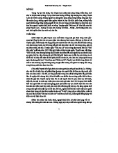 Phân Tích Nhà Mẹ Lê - Tác Phẩm Của Thạch Lam (GKII)