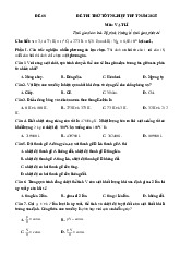 Đề thi thử tốt nghiệp THPT 2025 môn Vật lí bám sát đề minh họa - Đề 68
