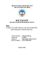 Kinh tế chính trị Mác Lênin - Kinh tế Chính trị Mác-Lê Nin (KTCT01) | Đại học kinh tế quốc dân NEU