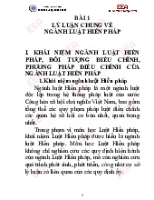 Giáo trình Luật hiến pháp | Trường Đại học Kiên Giang